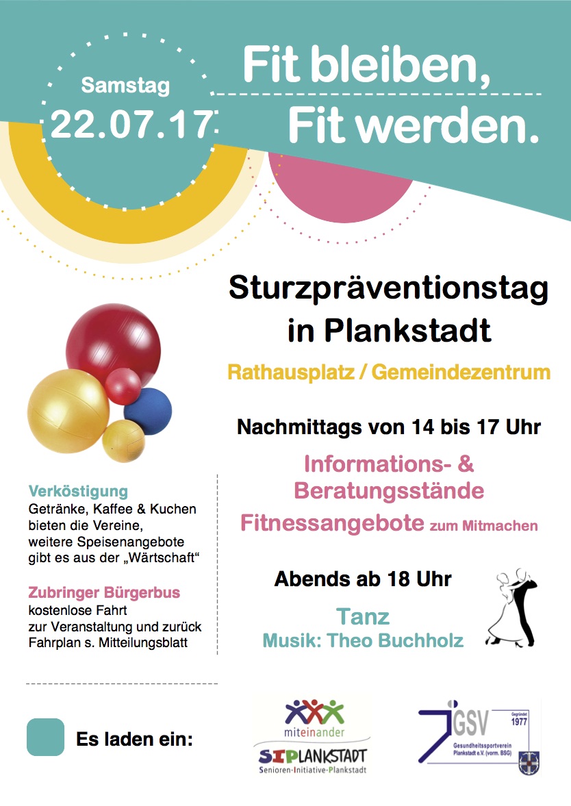 Fit bleiben, Fit werden – Sa. 22.07.17