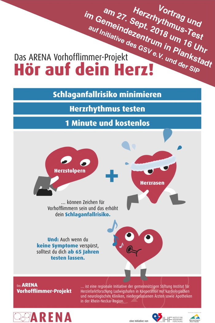 „Hör auf Dein Herz“ – Schlaganfallrisiko minimieren